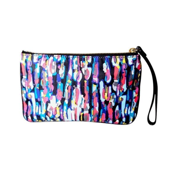 NWOT VERA BRADLEY Envelope Wristlet In Watercolor Brushstrokes - Picture 3 of 5